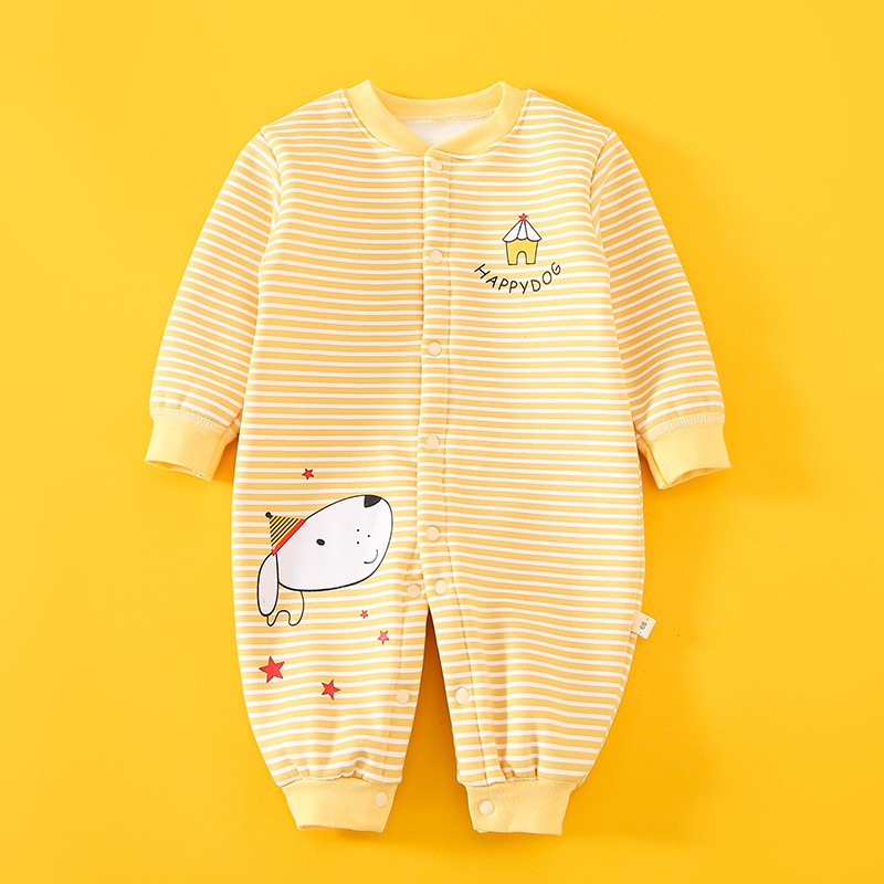 Bodysuit Body nỉ dài tay cho bé trai bé gái Hàng Quảng châu xuất Nhật SLN03