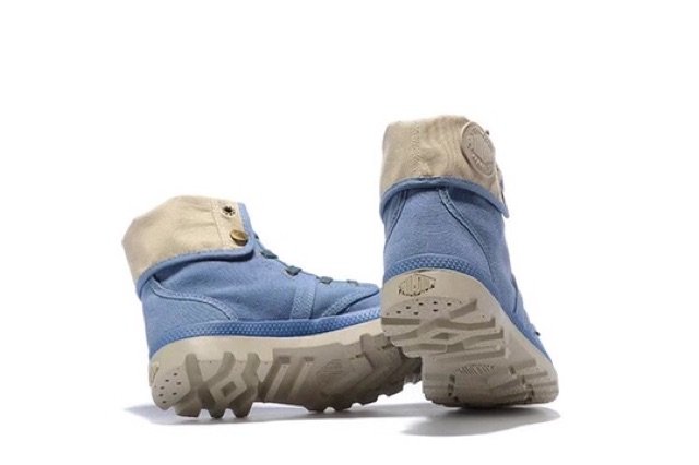 Giày Palladium xanh cổ gập