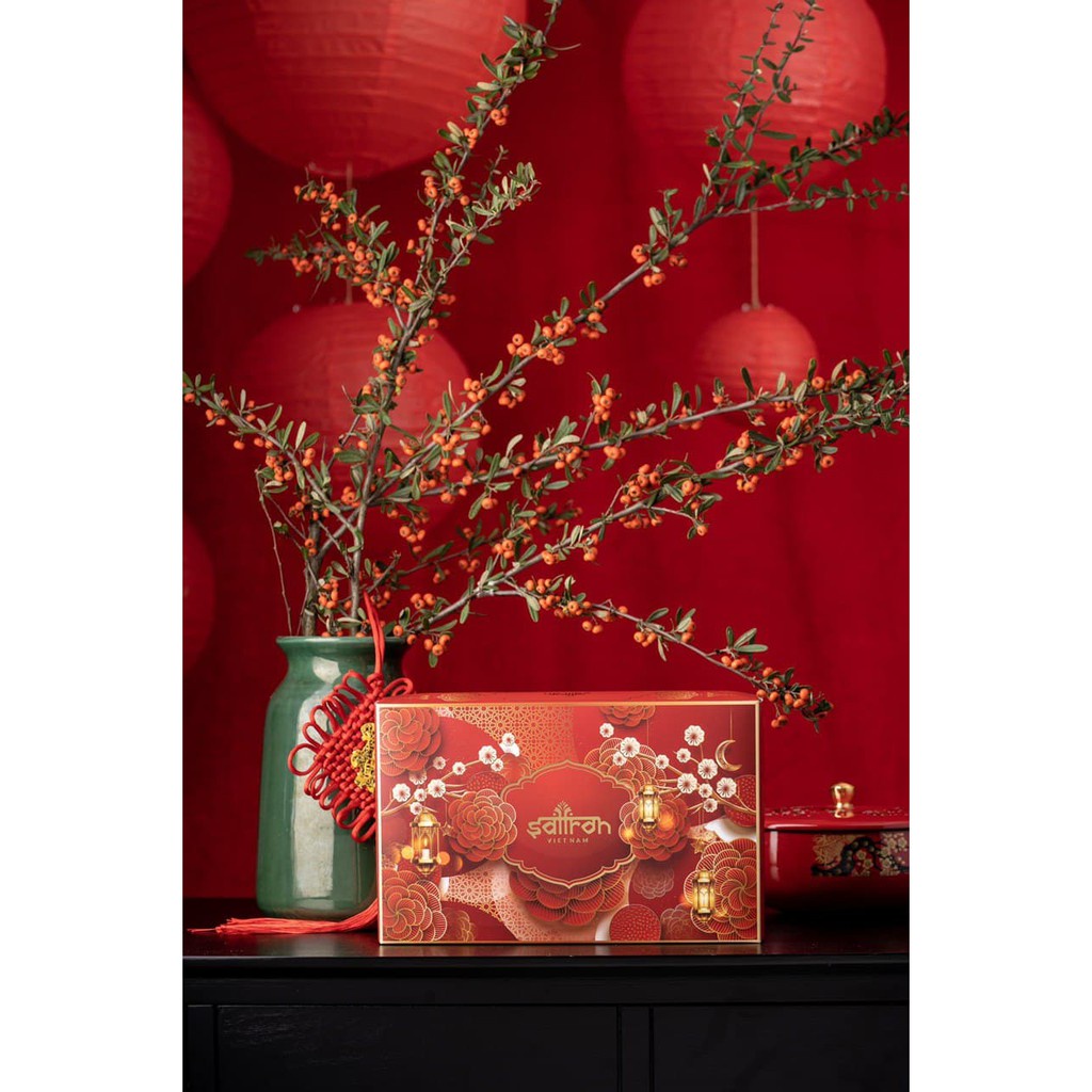Quà tặng doanh nghiệp thương hiệu Saffron Việt Nam nhụy Hoa Nghệ Tây SAFFRON BAHRAMAN 1Gr x2 hộp kèm quà tặng