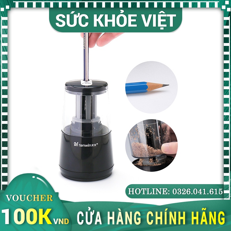 Máy Gọt Bút Chì - Máy Chuốt Bút Chì Tự Động Cao Cấp, Tốc Độ Gọt Siêu Nhanh, Dễ Dàng Sử Dụng, An Toàn