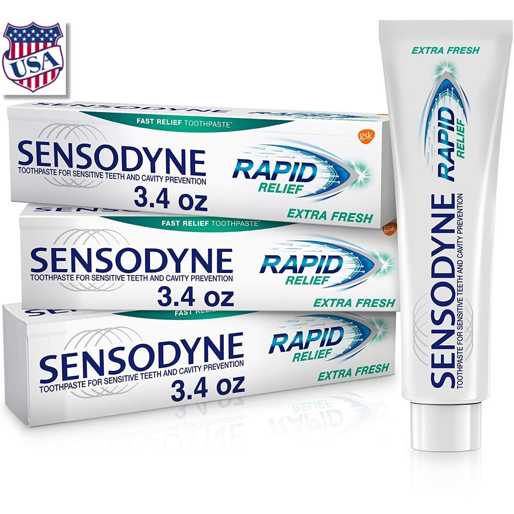 kem đánh răng SE𝙉SODYNE 3.4oz-4.0 oz Mỹ USA nhiều loại