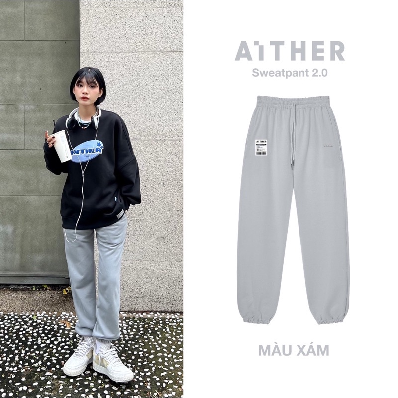 AITHER STUDIO Quần nỉ ống bo Basic Sweatpants V.1