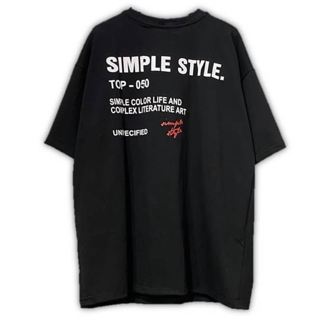 Áo Thun Tay Lỡ SIMPLE STYLE màu ĐEN/TRẮNG /Nam nữ unisex ❤️