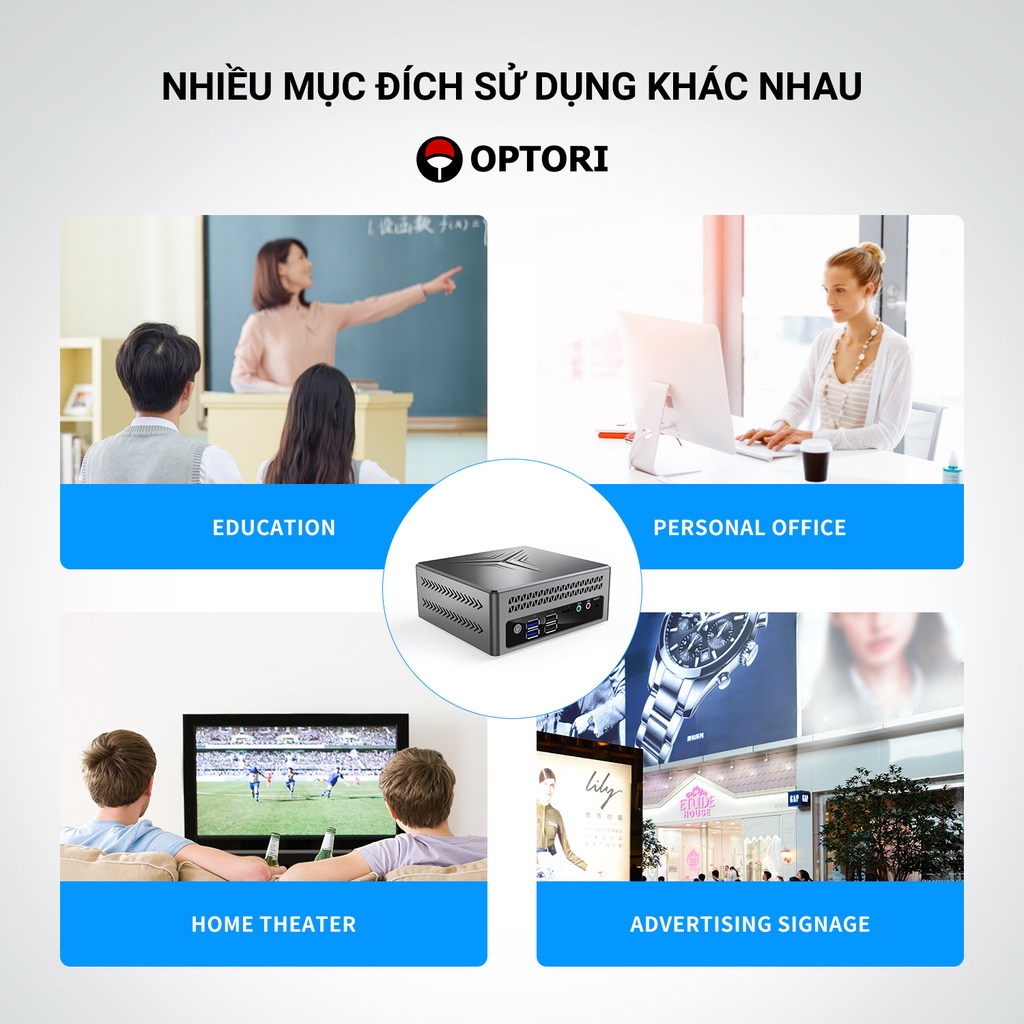 Máy tính để bàn –  Máy server – Mini PC Intel N5095 gen 11th