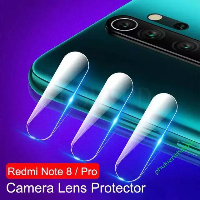 Cường lực camera Redmi Note 9s / Note 8 Pro / Redmi Note 8 / Redmi 9/ Note 10 / Note 10 Pro dẻo ( đủ phụ kiện )