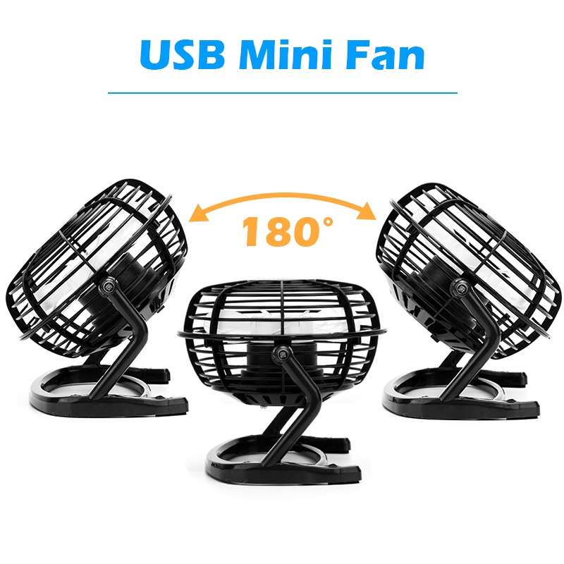  Quạt USB mini để bàn bằng nhựa không gây tiếng ồn