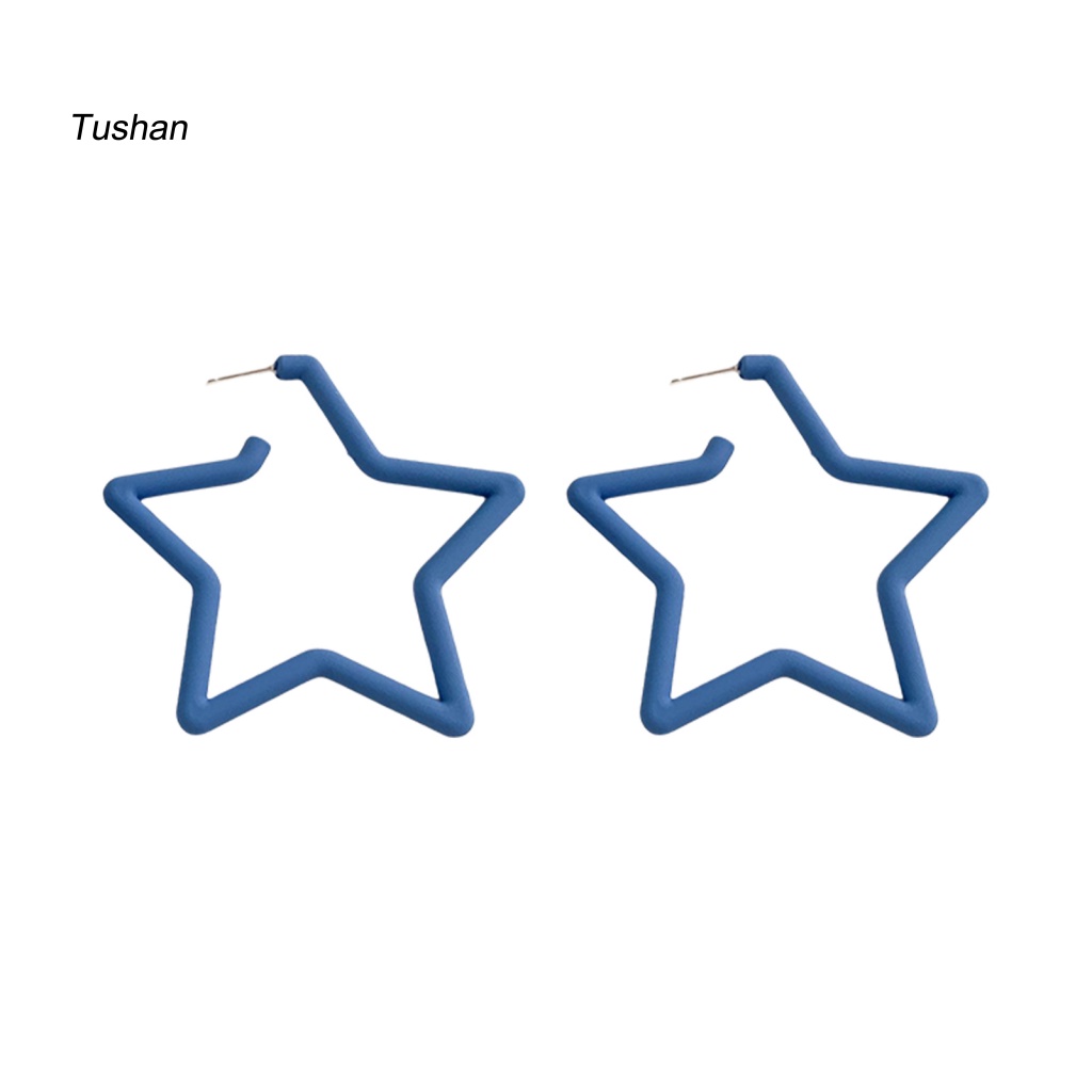 Khuyên Tai Ngôi Sao Lớn Phong Cách Hip Hop Thời Trang Cho Nữ