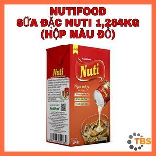 [NUTIFOOD-HỘP GIẤY MÀU ĐỎ 1,284KG] SỮA ĐẶC NUTI, MÀU ĐỎ
