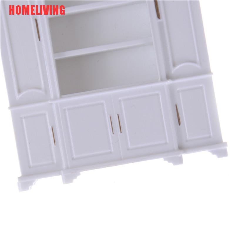 Mô Hình Kệ Sách / Nội Thất Màu Vàng Dùng Trang Trí Nhà Búp Bê