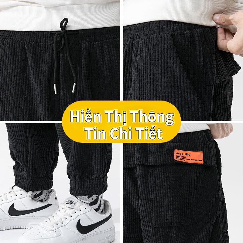 Quần Jogger Nam Hàn Quốc Thời Trang Cho Nam unisex nam nữ phong cách cá tính trẻ trung