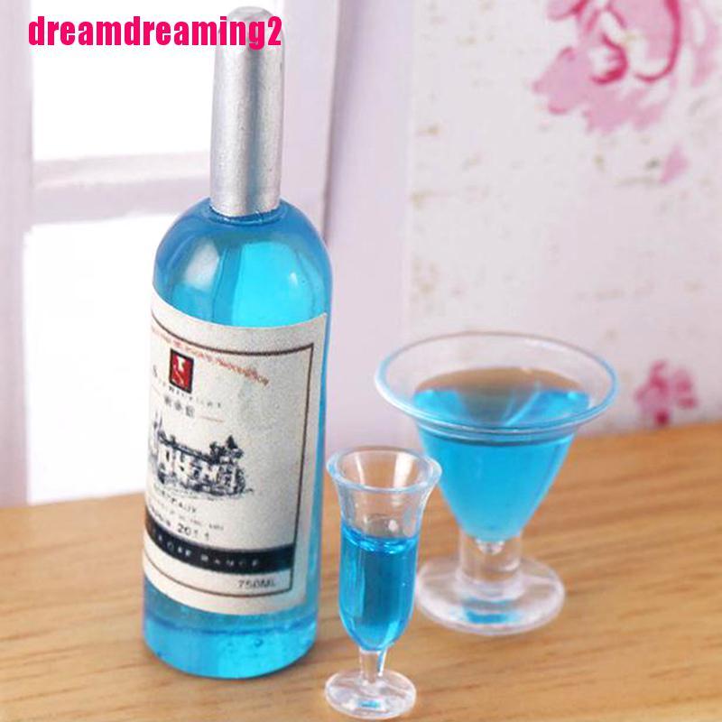 Bộ 6 Ly Rượu Vang Tỉ Lệ 1: 12 Trang Trí Nhà Búp Bê