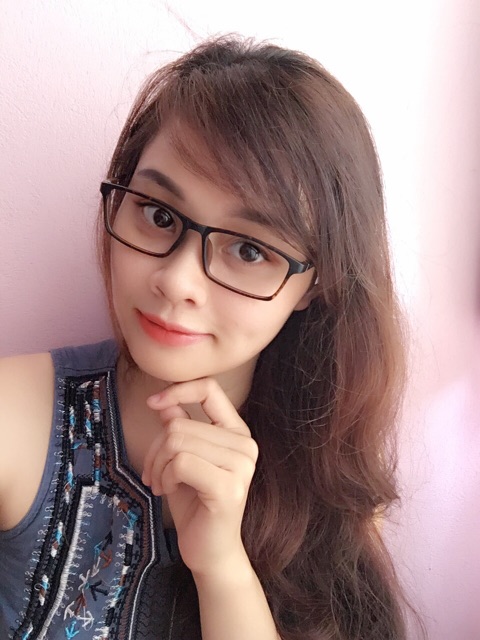 mắt Kính cận vuông nhựa tốt gọng kính giả cận viễn loạn làm độ theo yêu cầu thời trang GMB3