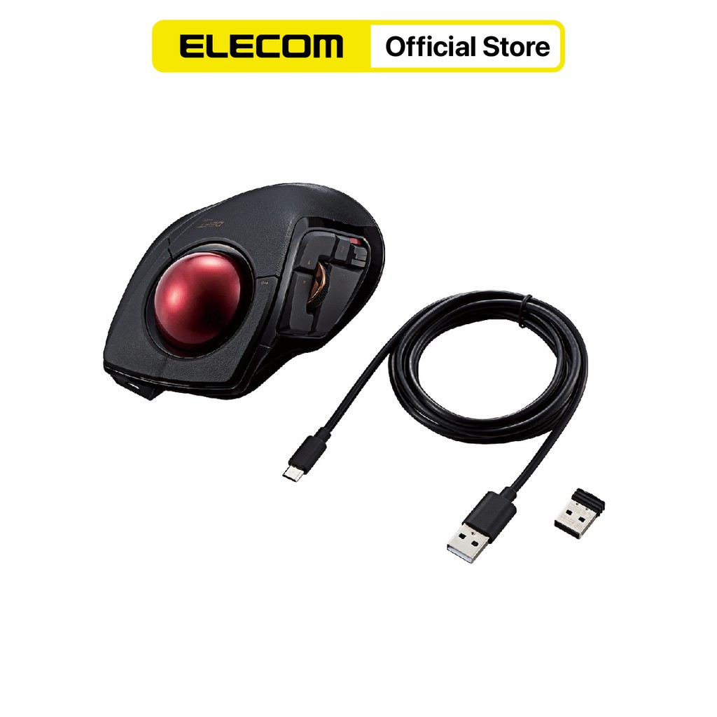 Chuột Bi không dây (Bluetooth/Wireless 2.4GHz) 1500dpi ELECOM M-DPT1MRBK