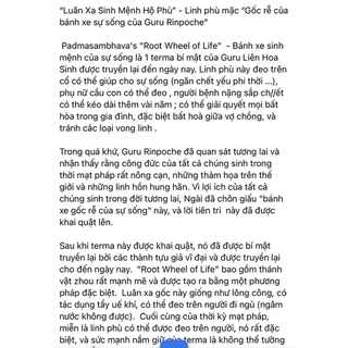 Luân Xa Sinh Mệnh Hộ Phù