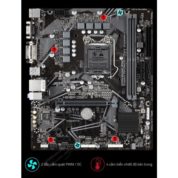 Mainboard H510 Gigabyte/Asus bảo hành 3 năm toàn quốc