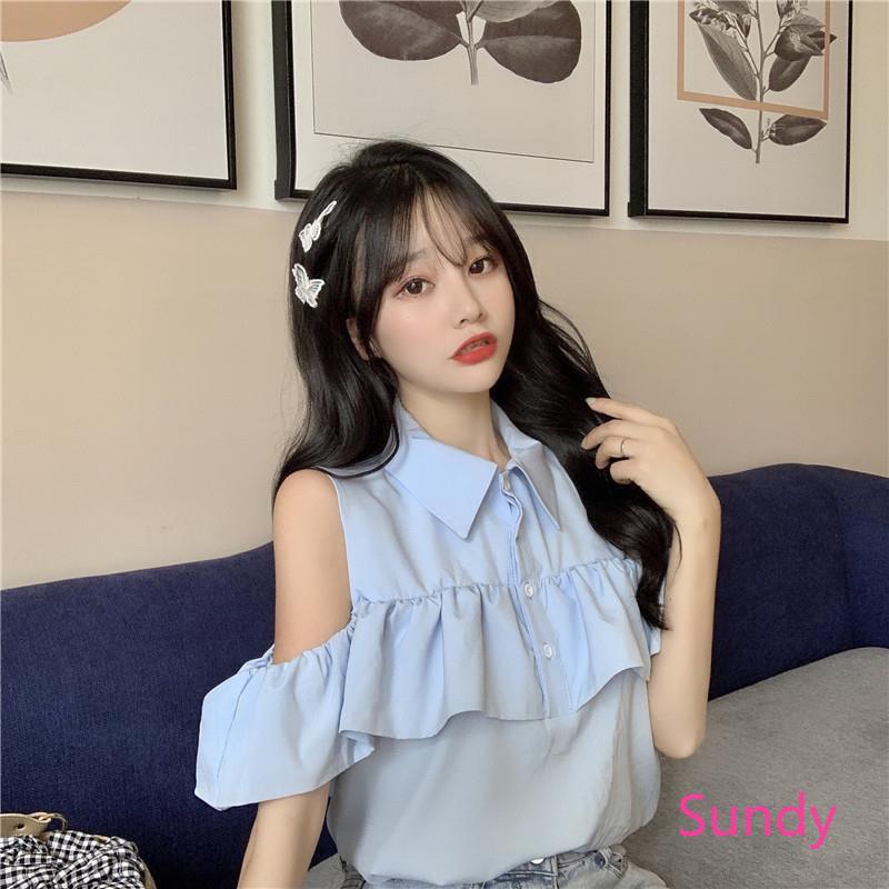 Áo Kiểu Búp Bê Hở Vai Thời Trang Mùa Hè Xinh Xắn Cho Nữ