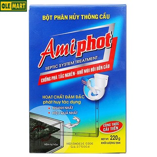 Bột phân huỷ thông cầu amiphot 220g