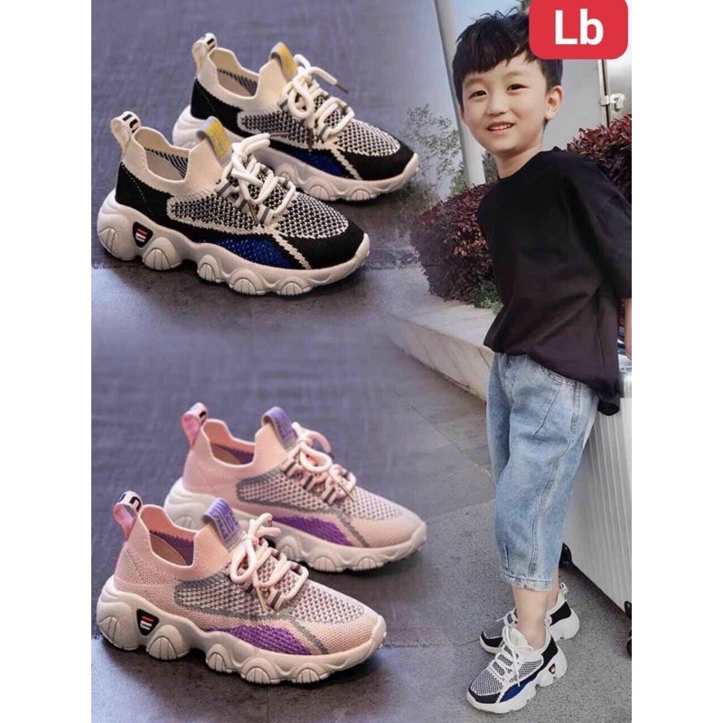 giày lười dả dây cổ chun cho bé