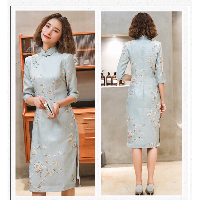 Sườn xám duyên dáng