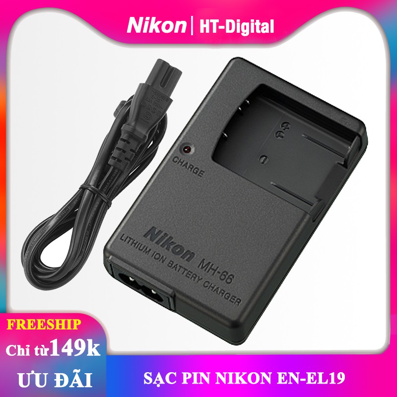 Sạc pin MH-66 cho pin máy ảnh Nikon EN-EL19 (Bảo hành 6 tháng)