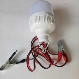 Đèn LED Kẹp Bình 12v 20w (Bóng Đèn Dùng Bình Ắc Quy)