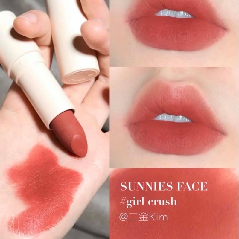 ( Có Bill ) Son Thỏi Sunnies Face Fluff Matte Lipstick