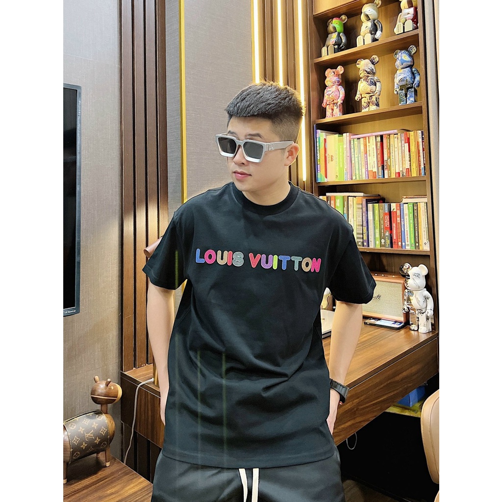 Áo Thun Unisex Tay Lỡ Form Rộng Nam Nữ LV Basic cao cấp chất cotton 100% phông siêu mát 99store