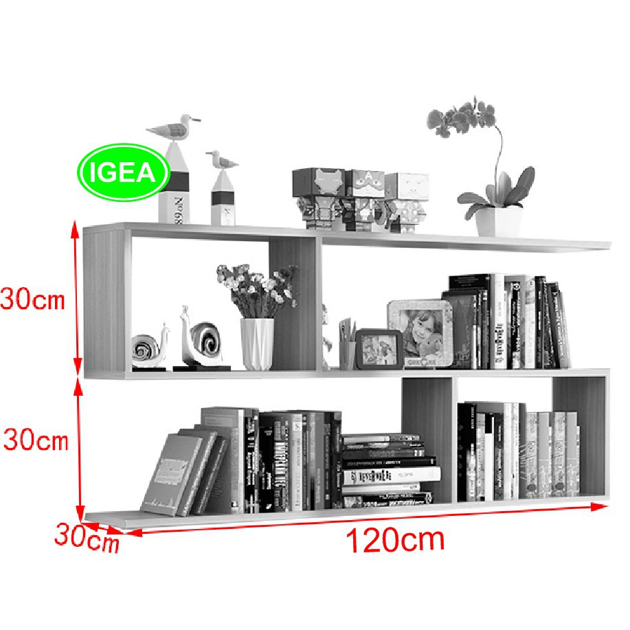Kệ Sách Treo Tường GP13 Thương Hiệu IGEA