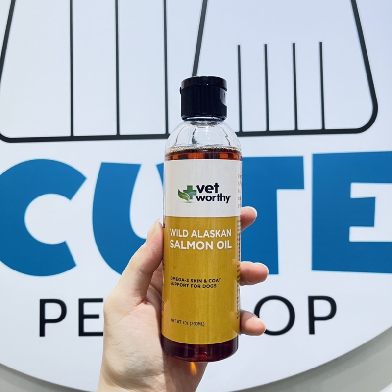 Dầu cá hồi Vet Worthy Salmon Oil - 32 Oz 458ml