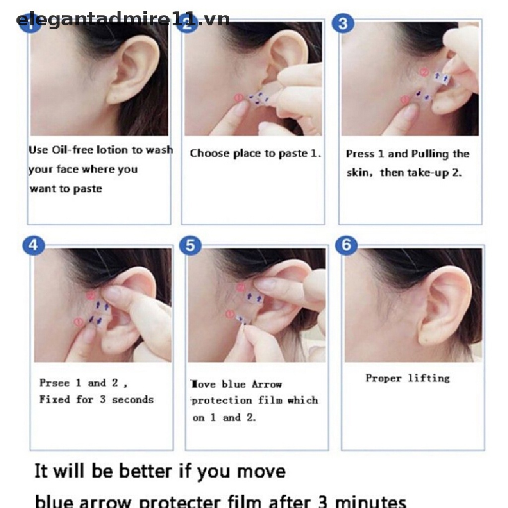 Set 40 Miếng Dán Nâng Cơ Mặt Tạo Cằm Chữ v Nhanh Chóng Tiện Lợi Mới