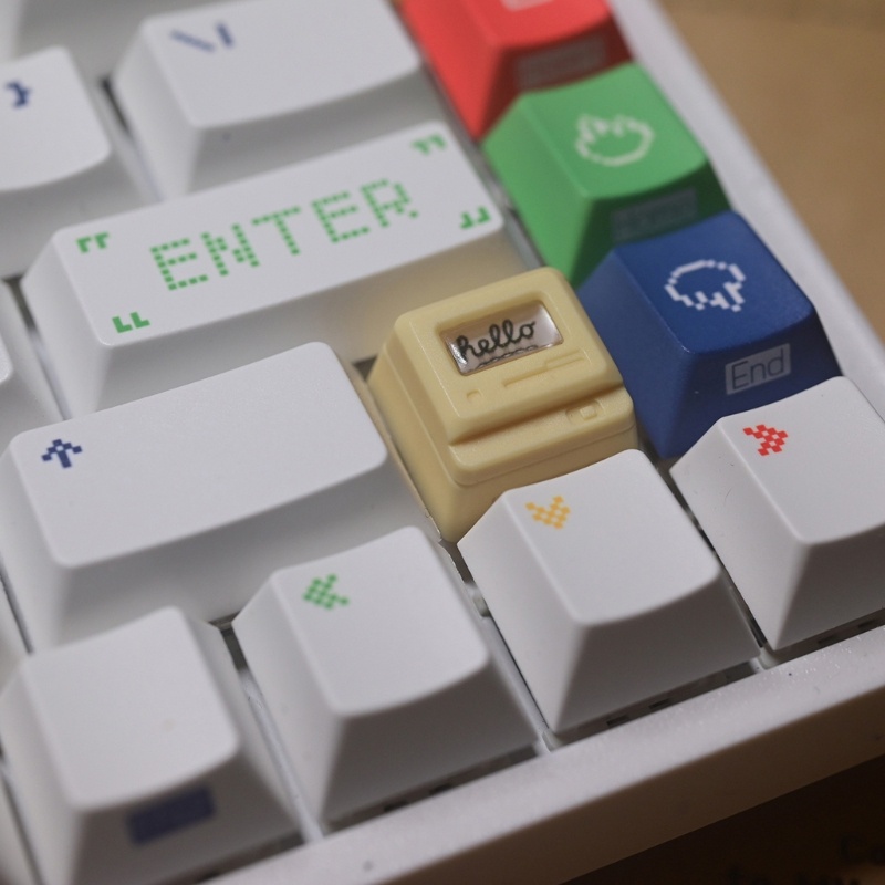 Nút Bàn Phím Cơ K-04 3 Trong 1 In Hình Dễ Thương