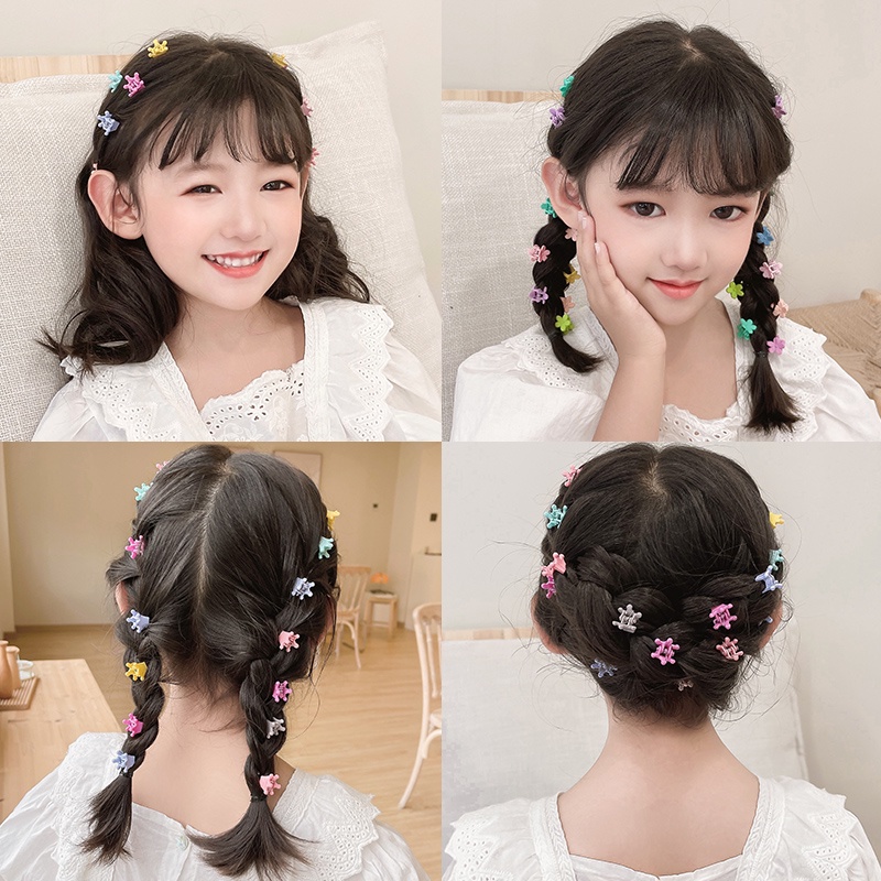 Kẹp Tóc Càng Cua Nhiều Màu Dễ Thương Phong Cách Hàn Quốc Cho Bé Gái