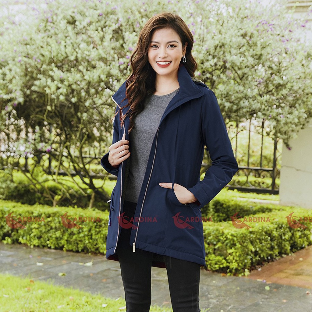 [SIÊU PHẨM MÙA ĐÔNG] Áo Parka Nữ CARDINA Lót Lông Cừu Cao Cấp Siêu Nhẹ Siêu Ấm Chống Thấm Nước 1PKF