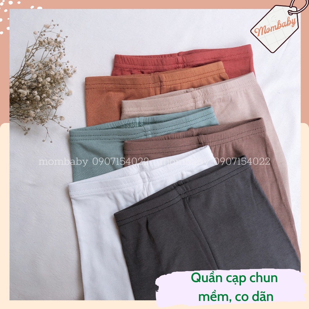 Bộ Dài Tay Thun Tăm Cạp Chun Co Dãn Thấm Hút Mồ Hôi Cho Bé Trai và Bé Gái - có sẵn