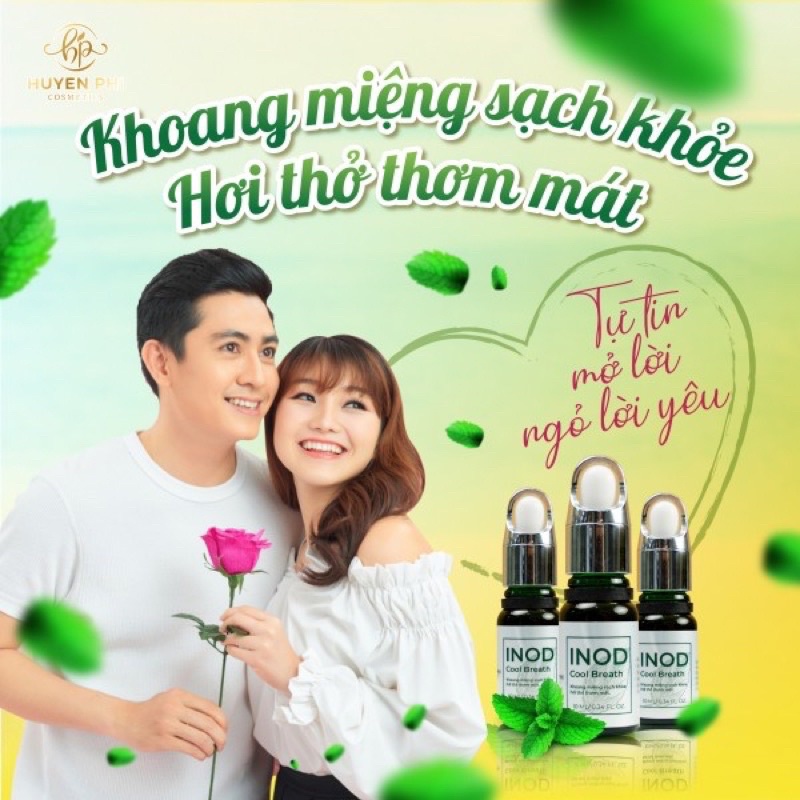 INOD Serum Hôi miệng Huyền Phi Cool Breath - Tinh dầu hôi miệng inod huyền phi 10ml