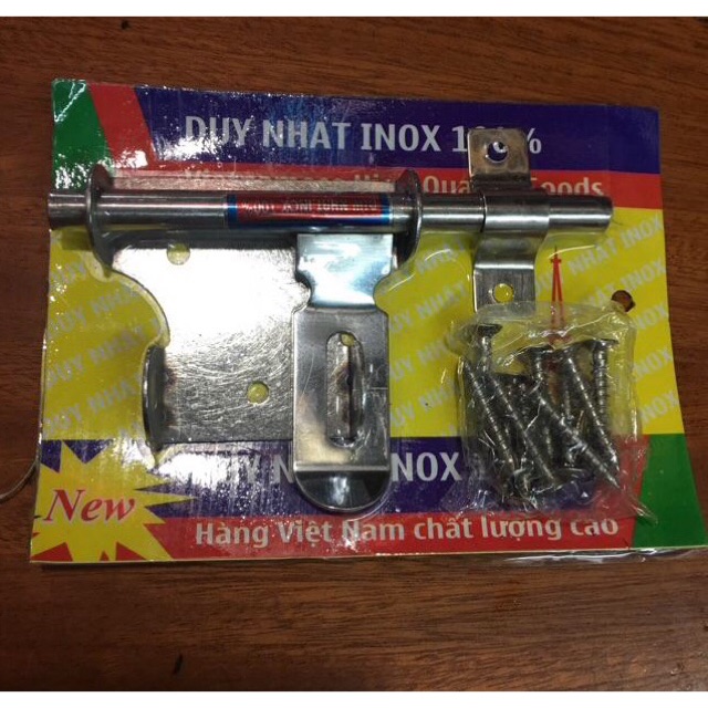 THEN gài cửa INOX dạng ống loại dày