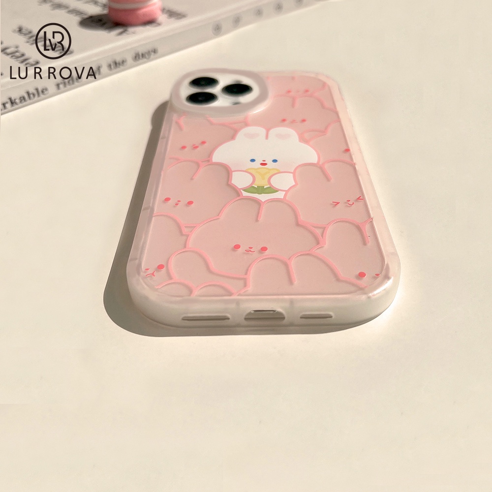 Lurrova ốp lưng OPPO Reno 7Z 5G Reno6Z 5G Reno 7 5G Reno 6 5G Reno 5 Reno 5Z 5G Reno 2F Reno 2Z Reno 7 Lite 6 Lite Vỏ điện thoại silicon hình thỏ dễ thương