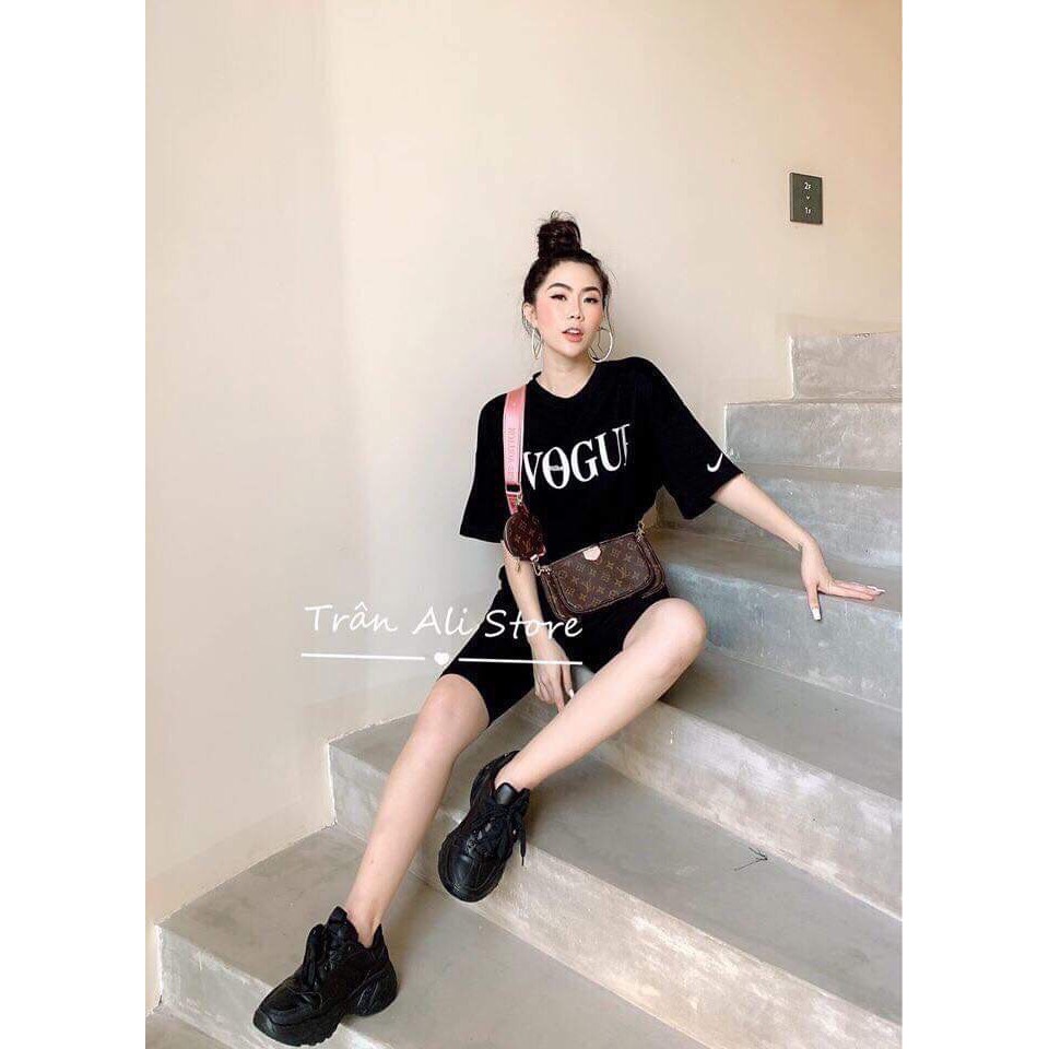 Set bộ thể theo lửng cotton năng động - cá tính cho nàng