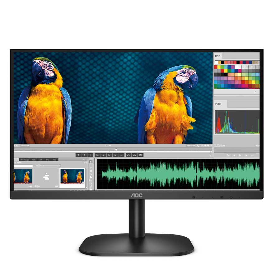 Màn hình máy tính AOC 24B2XHM/74 24 inch LED IPS - 16.7 Triệu Màu , 75Hz ( HDMI ),60Hz ( VGA ) Chính Hãng