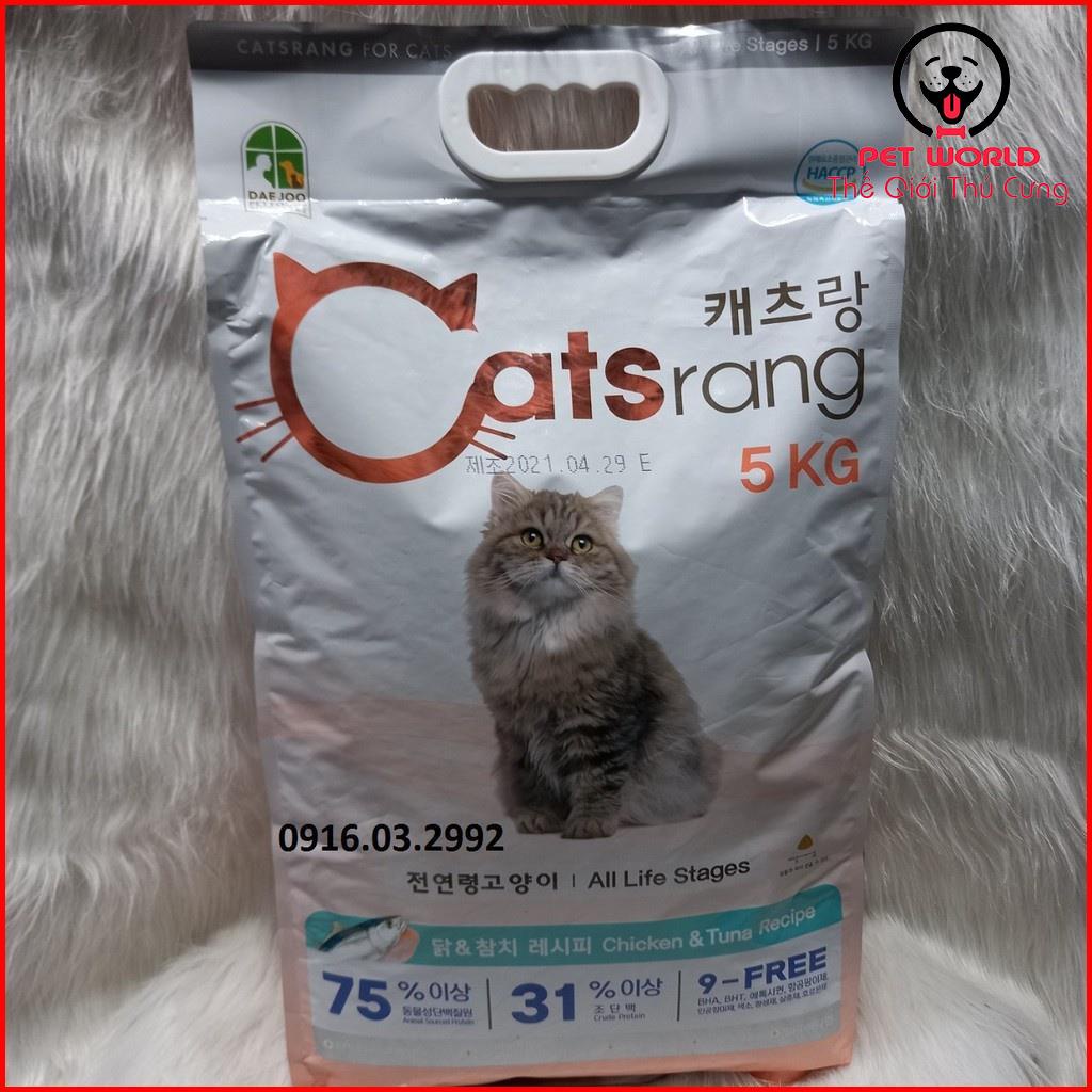 Thức ăn hạt kho dành cho Mèo Catsrang 5kg Hàn Quốc