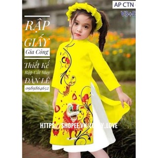 165 Rập giấy cắt may áo dài+ váy (1-12t)