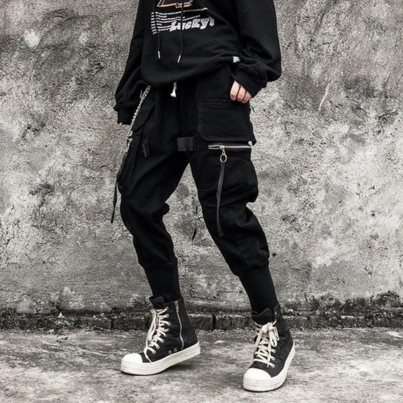 Quần jogger kaki túi hộp dây khóa cực chất