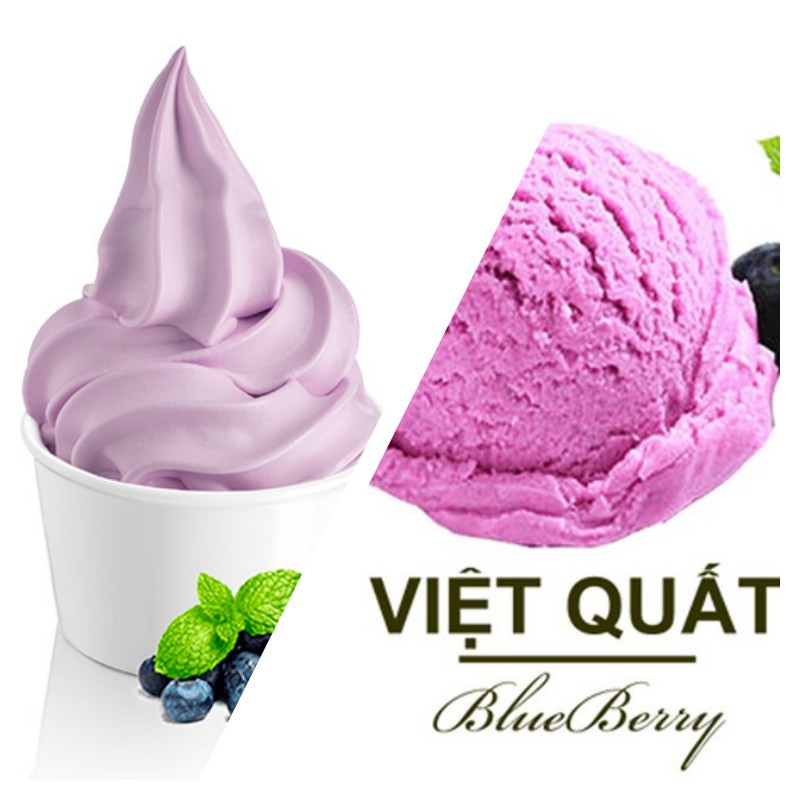 Bột Làm Kem Tươi Cao Cấp Hương Vị Việt Quất Benus