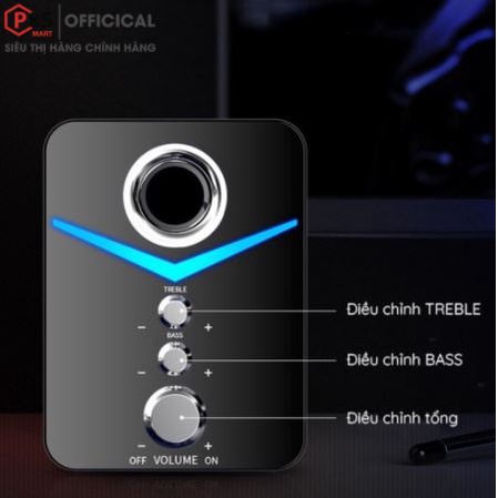 Loa máy tính, Vi Tính Kiêm Loa Bluetooth 2.1 Gaming MC D-221-Pro Super Bass Dùng Cho Máy Tính PC Laptop Điện Thoại