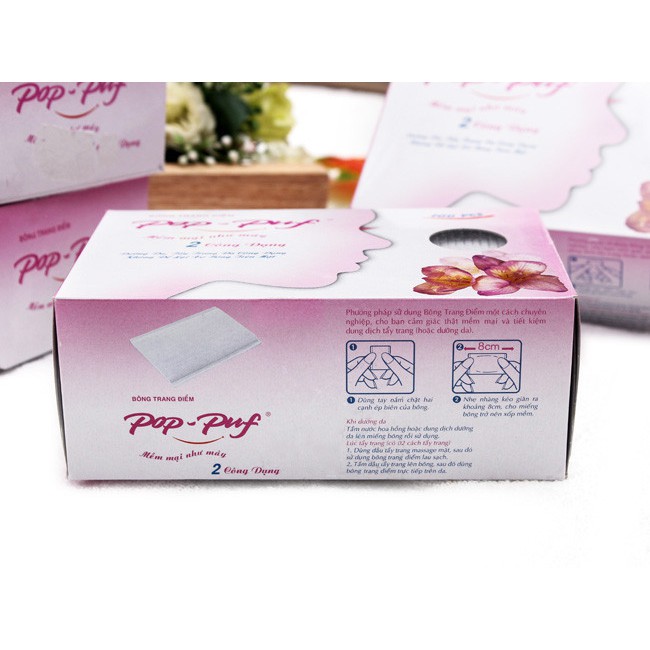 Hộp bông trang điểm Pop-Puf - BX1882