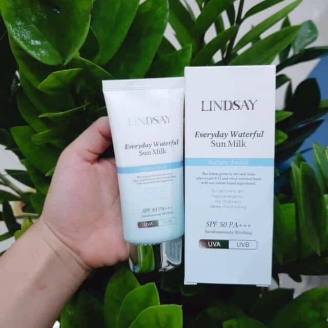 Kem chống nắng vật lý Lindsay hàng chuẩn