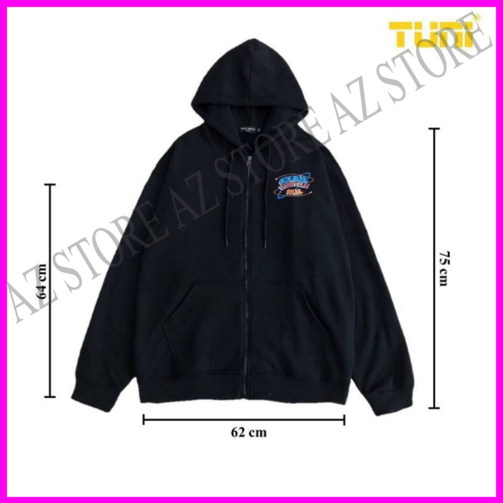 (FREESHIP) ❤ ÁO KHOÁC HOODIE Dây Kéo NỮ VÀ NAM IN HÌNH GOLBAL Dây kéo/Chui Đen và Trắng