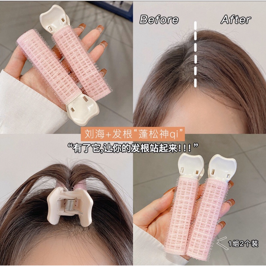 Kẹp mái phồng chân tóc Hàn Quốc