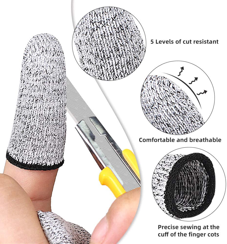 Bộ 2 Vỏ Bọc Bảo Vệ Ngón Tay Chống Mài Mòn Chống Trượt An Toàn Tái Sử Dụng Được