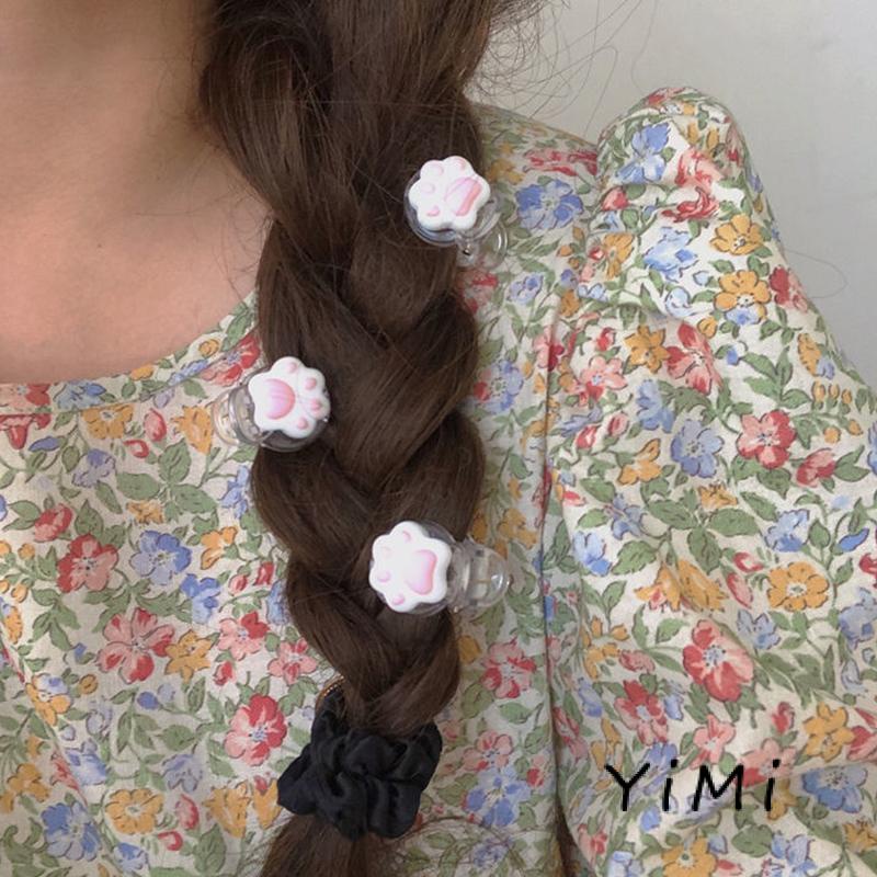 Kẹp tóc hình chân mèo dễ thương cho nữ